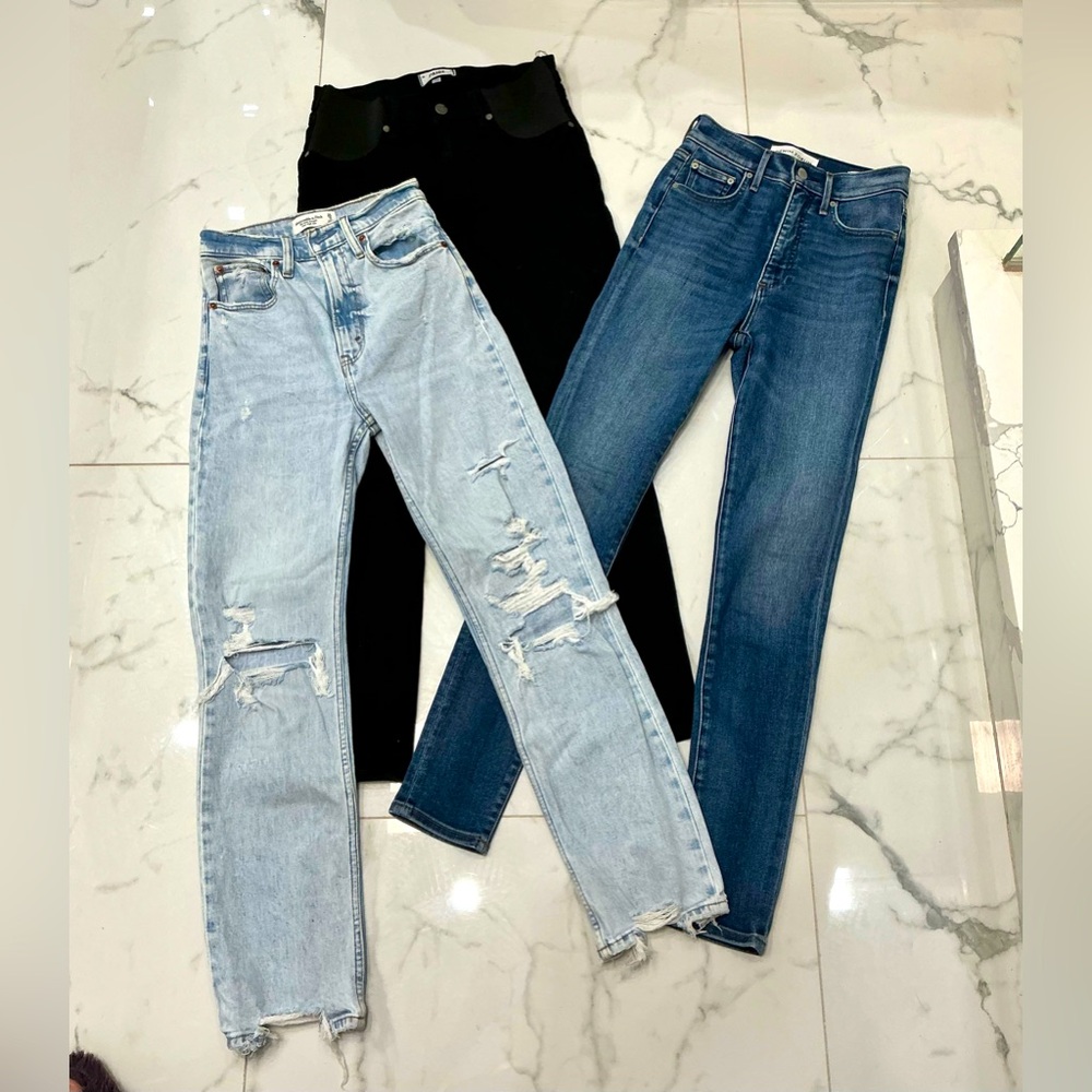 Three Jeans Pairs Great Great Brands